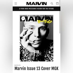 Marvin Magazine Issue 13 Cover MGK Machine Gun Kelly